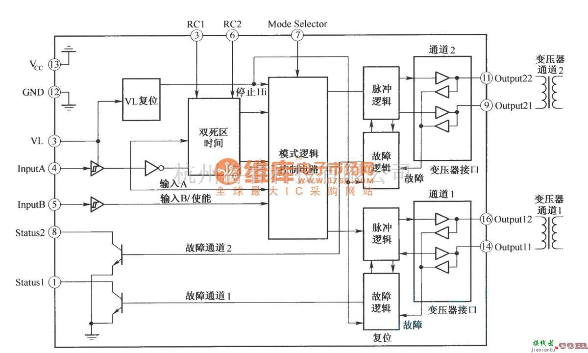 IGBT应用电路中的LDl001的结构图  第1张