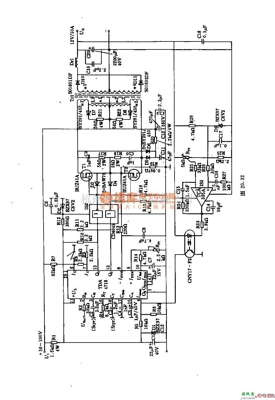 DC-DC中的80v—12v／10A直流电压变换器  第3张