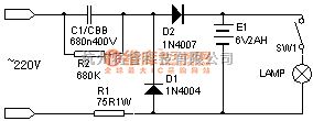 充电电路中的可充电手电筒电路壹（1）  第1张