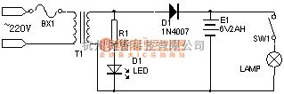 充电电路中的可充电手电筒电路壹（3）  第1张