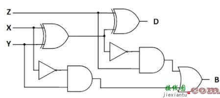 二进制减法器分类（真值表与电路图详解）  第6张