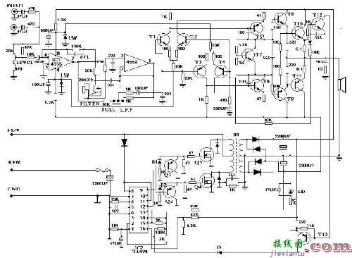 低音炮功放电路图及低音炮分析  第4张