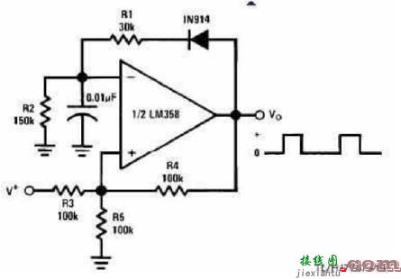 二路通用运算放大器LM358组成的24个经典电路  第23张