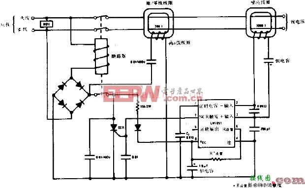 地线故障断路装置电路  第1张