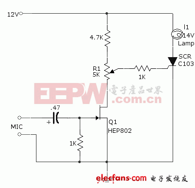 声控灯原理电路  第1张