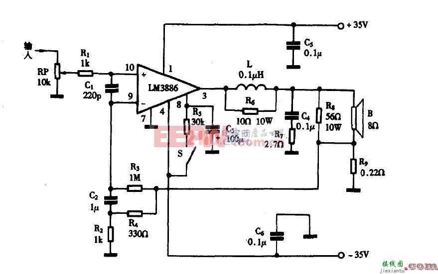 LM3886巧妙接法  第1张