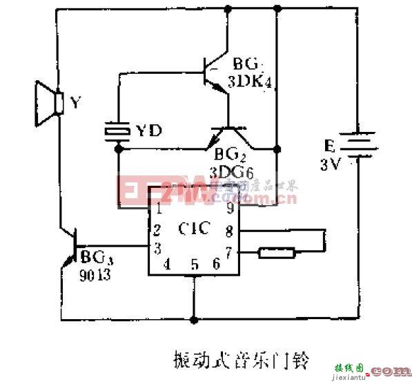 振动式音乐门铃  第1张