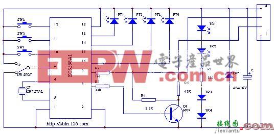 鼠标的电路原理图  第1张