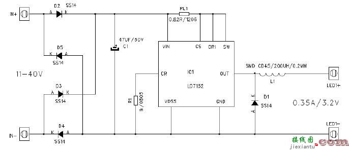 LD7152应用电路  第1张