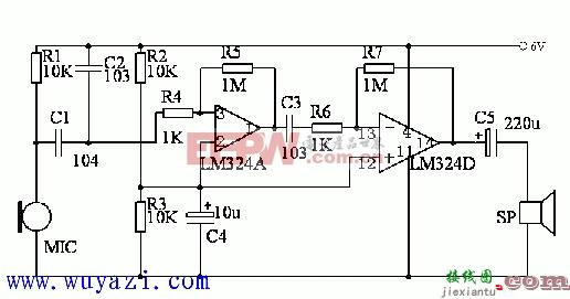 LM324做的高灵敏度声音探听器  第3张