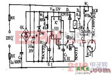 电饭煲功率自动调节器电路图  第1张