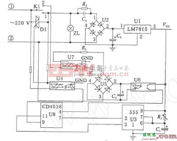 基于双向可控硅隔离型延时可控电路的实现方法  第2张