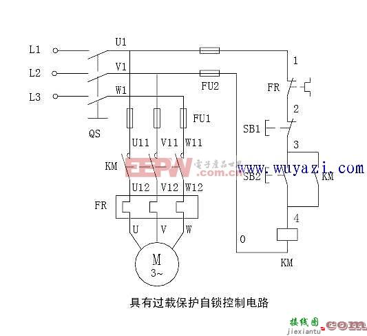 具有过载保护自锁控制电路  第1张