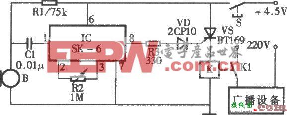 起床号自动广播器电路  第1张