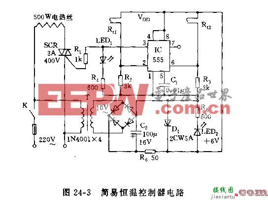 555简易恒温控制器电路  第2张