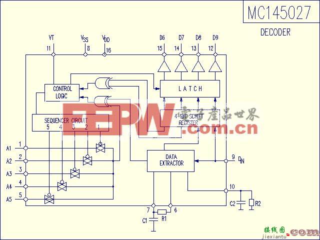 MC145027电路  第1张