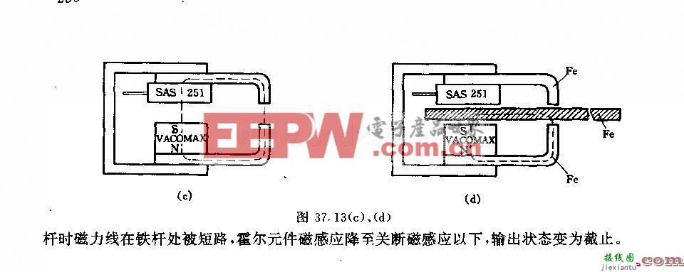 采用霍尔集成电路SAS251的磁控开关电路  第2张