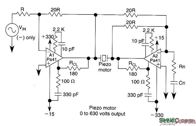 压电马达驱动电路  第1张