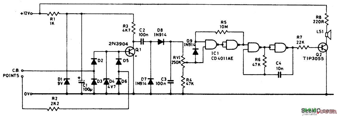 超速警报电路  第1张