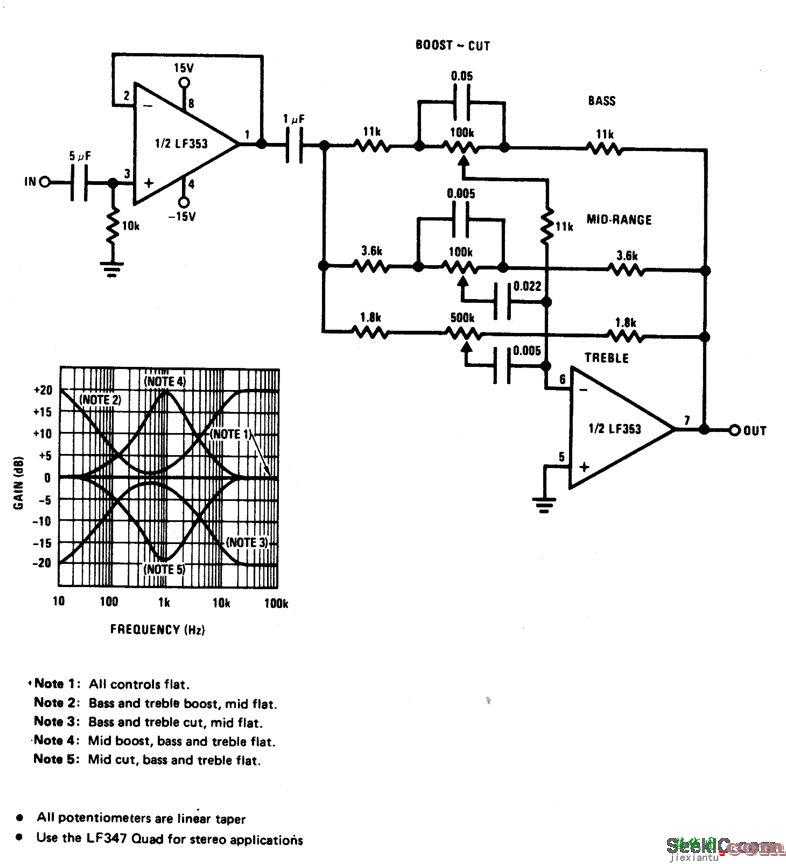 音调控制电路  第1张