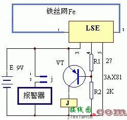 电网断线报警器电路图  第1张