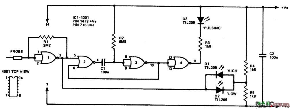 CMOS逻辑探针电路  第1张