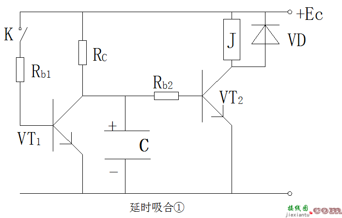 简易晶体管延时电路  第4张