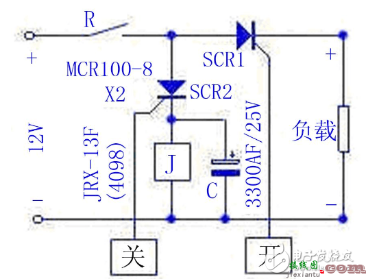 简易触摸延时开关电路  第1张