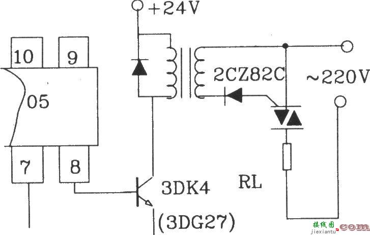 可控硅移相触发器KJ005外电路接线图  第5张