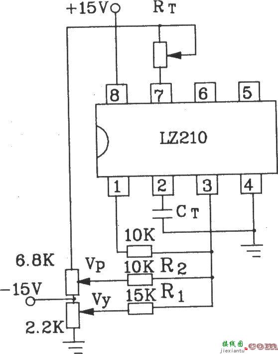 脉宽调制器LZ210应用电路图  第2张