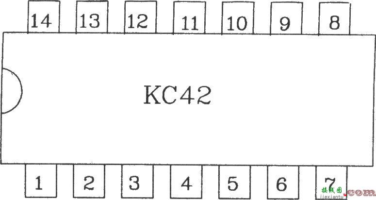 脉冲列调制形成器KC42应用电路图  第1张