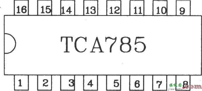 以TCA785为核心的可控硅三相全控桥触发电路图  第1张