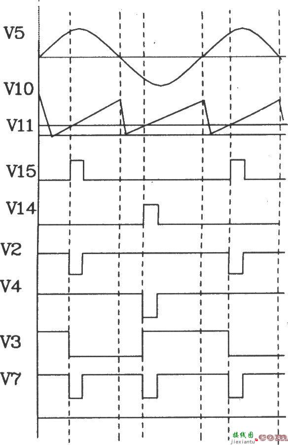 以TCA785为核心的可控硅三相全控桥触发电路图  第3张