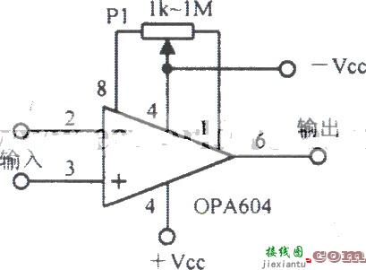 FET输入高保真运算放大电路OPA604  第2张