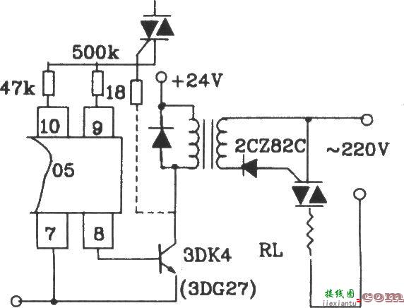 可控硅移相触发器KJ006外电路接线图  第3张