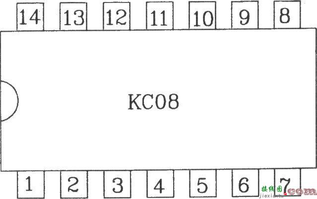 可控硅过零触发器KC08应用电路图  第1张