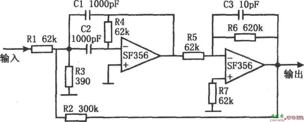 高Q带通滤波器(SF356)  第1张
