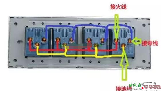 二十孔插座如何接线?原来这么简单  第2张