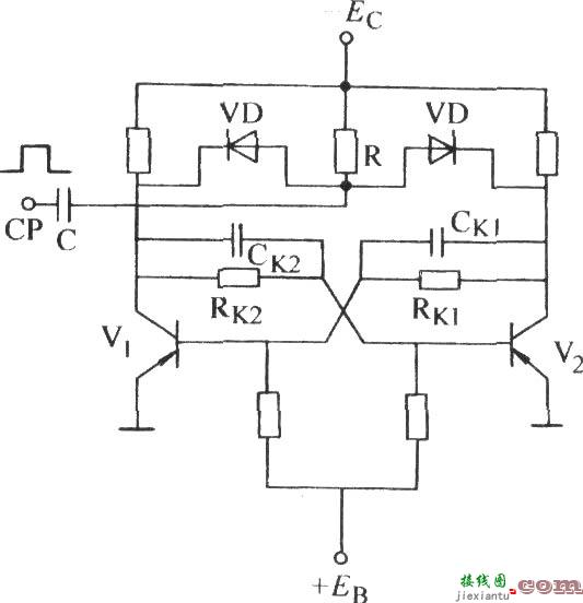 双稳态计数集电极触发电路  第1张