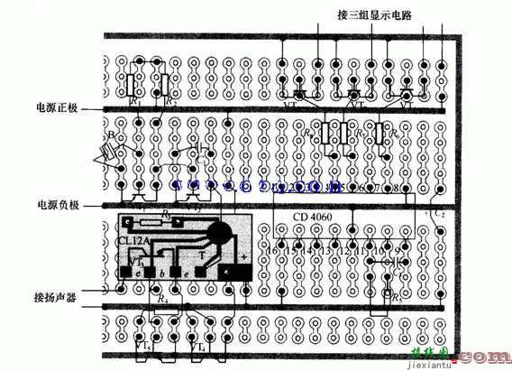 声控音乐圣诞树电路原理图及制作仿真  第4张