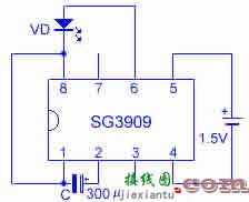 SG3909振荡器管脚及应用电路  第2张