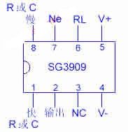 SG3909振荡器管脚及应用电路  第1张