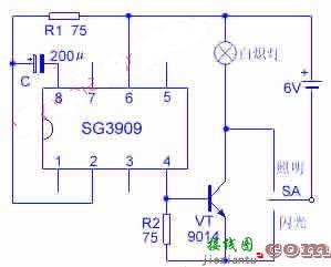 SG3909振荡器管脚及应用电路  第5张