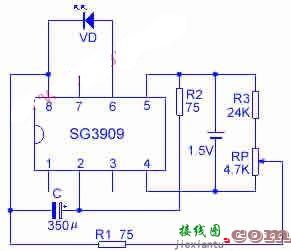 SG3909振荡器管脚及应用电路  第4张