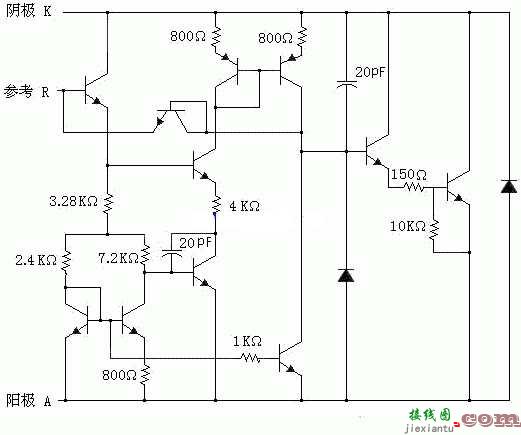 tl431基准电压原理结构图  第3张