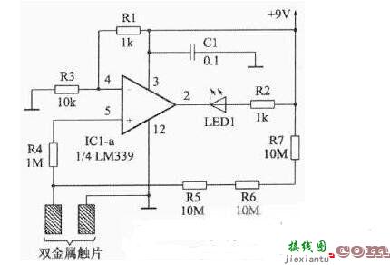 简易触摸开关电路图大全  第4张