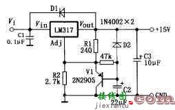 利用LM317制作简易电源设计电路  第5张