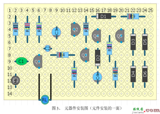 分立元件声光控电灯的原理与制作  第3张