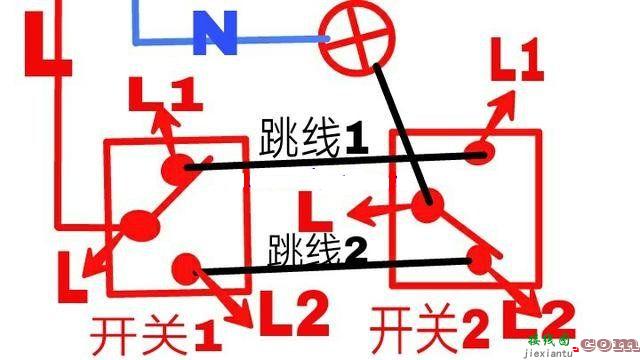 双控灯接线原理和技巧图解  第4张