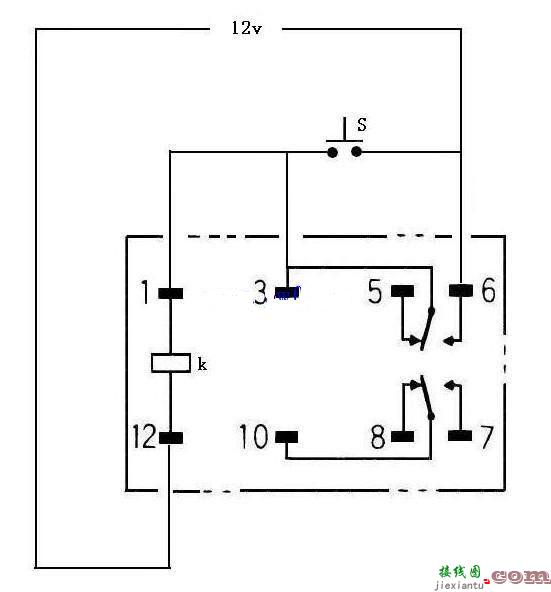 简析继电器自锁电路图  第1张